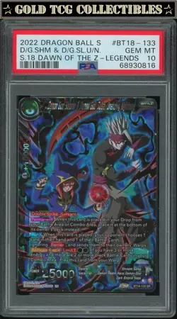 PSA 10 ⭐ Shroom Salsa Demon God SR Dawn of the Z-Legends Card DBS DBZ Z Heroes - Image 1