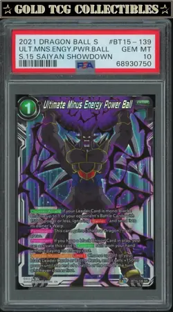 PSA 10 ⭐ Omega Shenron Minus Energy SR Saiyan Showdown Card DBS DBZ Z Heroes - Image 1