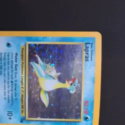 Pokemon TCG Lapras Fossil Holo Unlimited Rare Card 10/62 - Image 3
