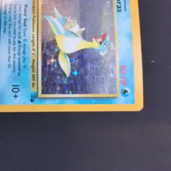 Pokemon TCG Lapras Fossil Holo Unlimited Rare Card 10/62 - Image 4