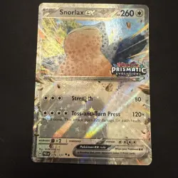 Snorlax ex (Prismatic Evolution Stamped) 076/131 Miscellaneous Cards & Products - Image 1