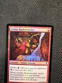 Goblin Bushwhacker Zendikar Foil MP - Image 2