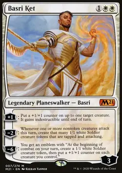 MTG Magic the Gathering Basri Ket (7/417) Core Set 2021 NM - Image 1