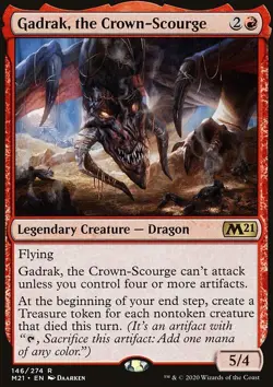 MTG Magic the Gathering Gadrak, the Crown-Scourge (146/417) Core Set 2021 NM - Image 1