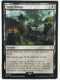 Toxic Deluge NM/M* The Lord Of The Rings Commander 0209 mtg -UnltdCards - Image 1