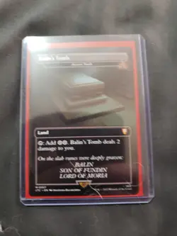 MTG Balin's Tomb (Ancient Tomb) Lord of the Rings NM - Image 1