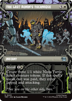 The Last Ronin's Technique (FOIL) x1 - MTG Teenage Mutant Ninja Turtles TMT #223 - Image 1