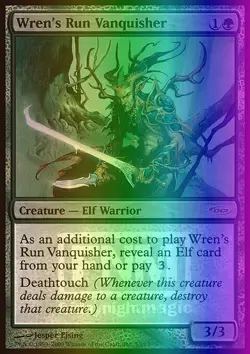 MTG Wren's Run Vanquisher (5/12) Friday Night Magic 2009 LP FOIL - Image 1
