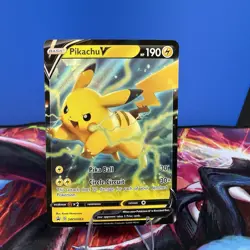 Pikachu V SWSH063: Black Star Promo Mint Pokemon Card - Image 1