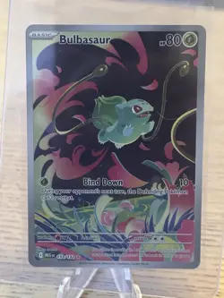 Pokemon TCG Bulbasaur 133/132 Me01 Mega Evolution Illustration Rare Holo - Image 1