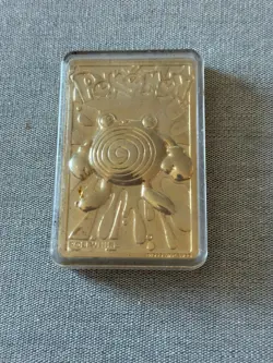 1999 Burger King Pokemon Limited Edition 23k Gold Plated Pikachu or Poliwhirl - Image 1