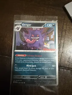 Pokemon Gengar Promo Card English GameStop Exclusive - Image 1