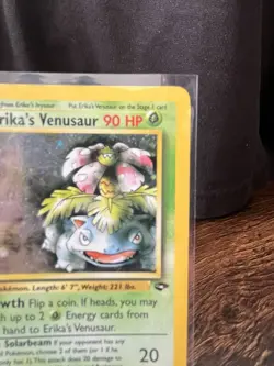 Pokemon Erika's Venusaur Gym Challenge Holo Rare 4/132 90 HP Unlimited - Image 3