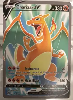Charizard V SWSH260 Promo 330 HP Holo Pokemon Card Near Mint - Image 1