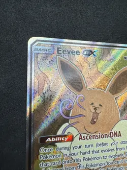 Pokemon TCG Eevee GX SM233 Full Art Promo Black Star Ultra Rare Holo** - Image 2