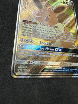 Pokemon TCG Eevee GX SM233 Full Art Promo Black Star Ultra Rare Holo** - Image 5