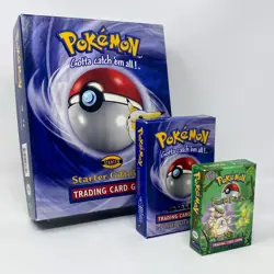 Pokemon Trading Card Game 1999 Starter Gift Box - Empty Boxes & Rules - NO CARDS - Image 1