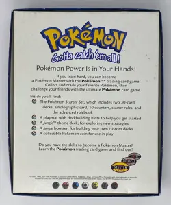 Pokemon Trading Card Game 1999 Starter Gift Box - Empty Boxes & Rules - NO CARDS - Image 4