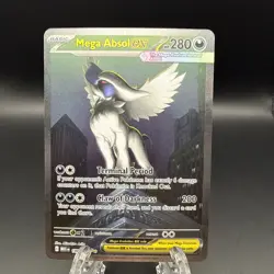 Pokemon Mega Absol EX 180/132 Me01: Mega Evolution Holo SIR Near Mint NM - Image 1