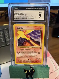 Moltres Wotc Promo 21/53 Regular CGC 9 Pokemon TCG Card - Image 1
