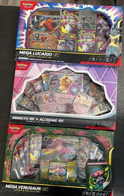 Pokemon EX Collection Box Lot (8) Sealed Mega Booster Packs bundle - Image 2