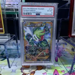 Pokemon Shaymin EX Alternate Art Promo Holo PSA 6 #077A/108 2017 - Image 1