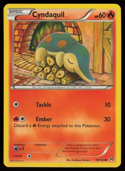 CYNDAQUIL 18/162 COMMON BREAKTHROUGH POKEMON NM/M - Image 1