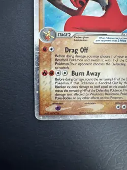 Pokemon TCG Blaziken EX 90/100 Holo Crystal Guardians - Image 3