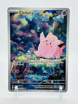 2026 Pokemon Clefairy 094/088 Illustration Rare Me04 Perfect Order TCG NM - Image 1