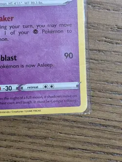 Gengar 085/202 Holo Rare Sword & Shield Pokemon TCG NM - Image 3