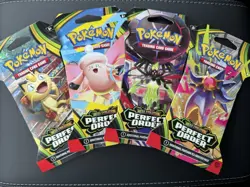 New Pokemon Perfect Order Sleeved Blister Full Art Set! All 4 Different Artworks - Image 1