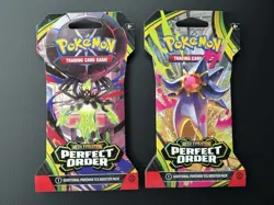 New Pokemon Perfect Order Sleeved Blister Full Art Set! All 4 Different Artworks - Image 4