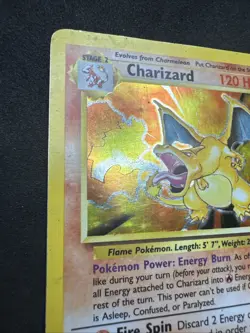 1999 Pokemon Base Set Charizard 4/102 Holo Rare WOTC 120 HP English DMG - Image 2