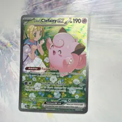 Pokemon Lillie's Clefairy EX Full Art Holo 184/159 Special Illustration Rare - Image 1