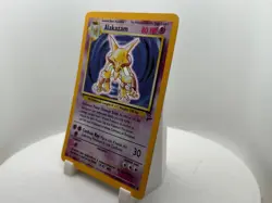 1999 Pokemon Base Set Alakazam 1/102 Holo Rare WOTC Vintage LP – See Photos - Image 4
