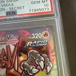 2021 Pokemon SWSH Chilling Reign Secret #201 FA Blaziken VMAX PSA 10 GEM MINT - Image 5