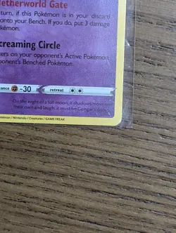 Pokemon TCG Gengar SWSH241 Lost Origin Black Star Prerelease Promo Holo NM/MT - Image 3