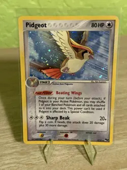 Pidgeot 2/17 Pokemon Promo Pop Series 2 Holo Rare Ex Era 2006 W/Swirl - Image 1