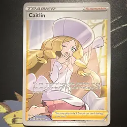 Pokemon Caitlin 189/198 Chilling Reign Ultra Rare Full Art Holo - Image 1