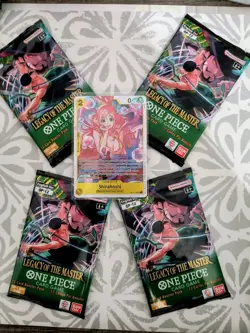 Legacy of the Master Booster Pack One Piece Card Game OP-12 English OP12 x4 & SR - Image 1