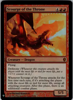 Scourge of the Throne The List Reprints Mythic NM Magic: The Gathering 35 Foil - Image 1