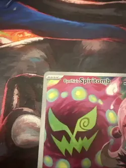 Pokemon Cynthia's Spiritomb 244/217 Basic 70 HP ASCi Raging Curse Card - Image 2