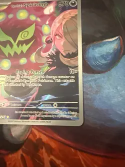 Pokemon Cynthia's Spiritomb 244/217 Basic 70 HP ASCi Raging Curse Card - Image 4