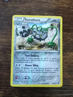 Pokemon Emerging Powers Ferrothorn 73/98 Reverse Holo Card NM - Image 1