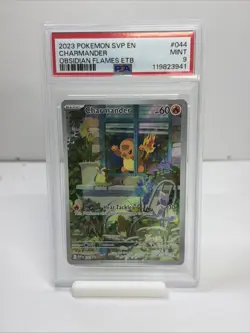 Pokemon Charmander 044 Sv: Scarlet & Violet Promo Cards Promo Holo 2023 PSA 9 - Image 1