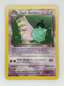 Dark Slowbro 12/82 Holo Rare Unlimited Team Rocket 2000 - Pokemon Card TCG (NM) - Image 1