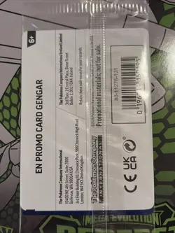 Pokemon TCG Gengar 050/088 Promo Sealed Stamped Gamestop Promo Card - Image 2