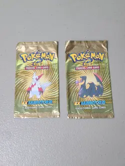 Pokemon TCG EX Sandstorm Lot of 2 EMPTY PACKS WRAPPERS *NO CARDS* - Image 1