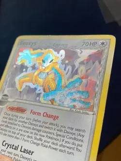 Deoxys 2/17 Pop Series 4 Promo (2006) Vintage Holo Pokemon Card - MP - Image 3