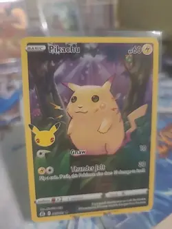 Pokemon Pikachu TCG Celebrations Card 5/25 - Image 1